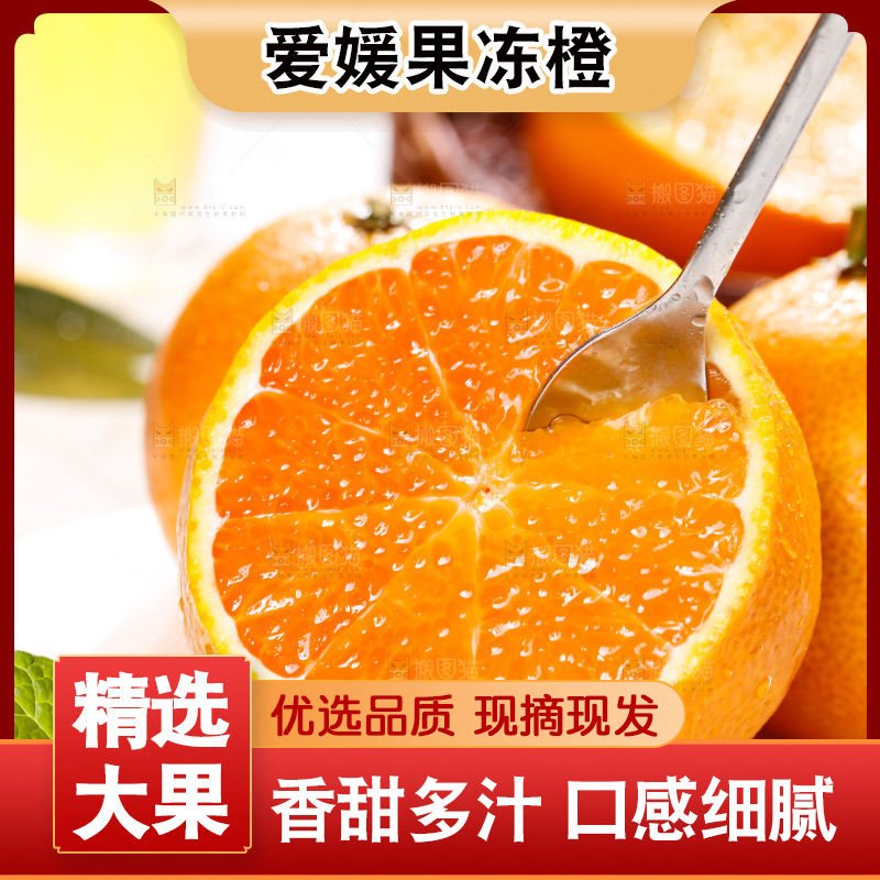 浅底上的爱媛果冻橙