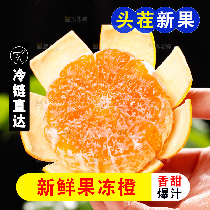 浅底上的爱媛果冻橙
