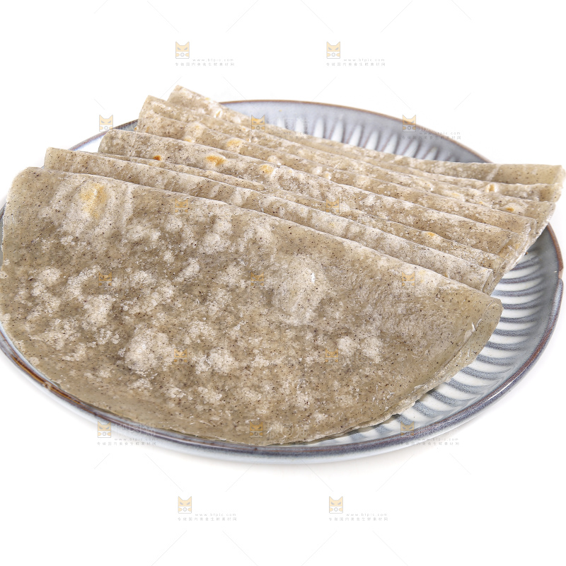 白底上的全麦卷饼