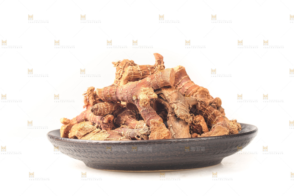 白底上的良姜