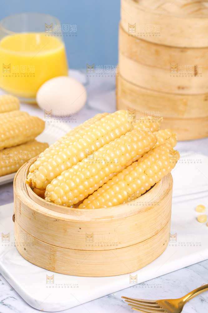 浅底上的手指糯玉米