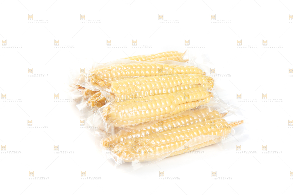 白底上的手指糯玉米