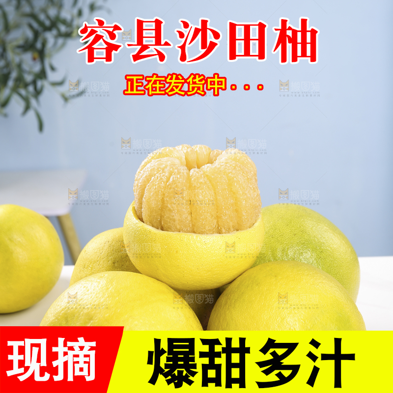 浅底上的沙田柚