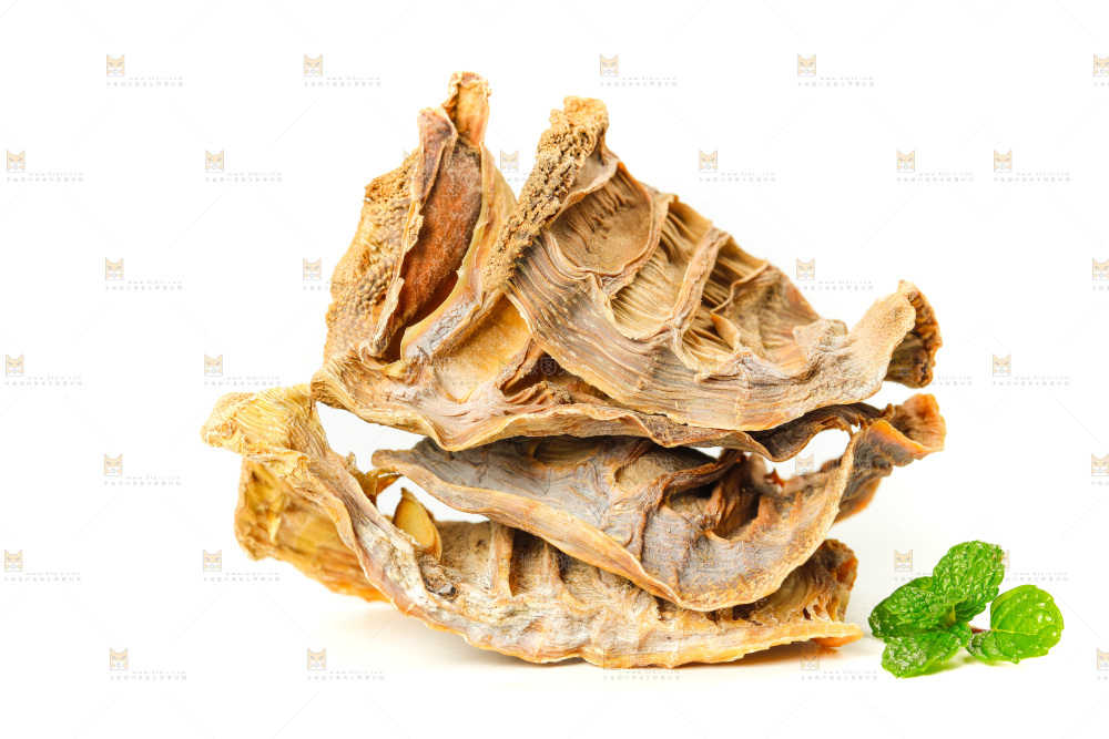 白底上的冬笋片