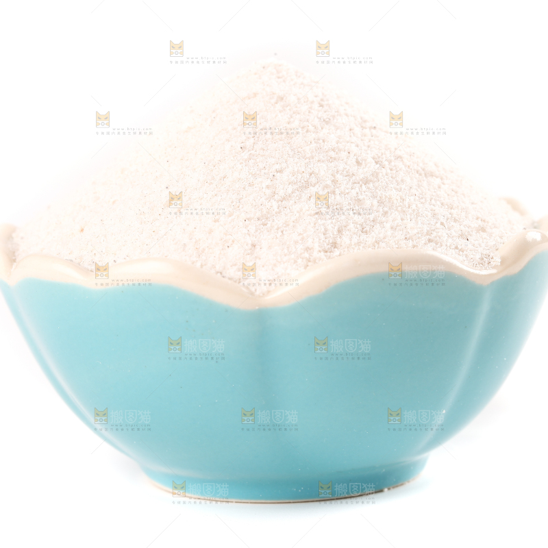 白底上的奶茶粉