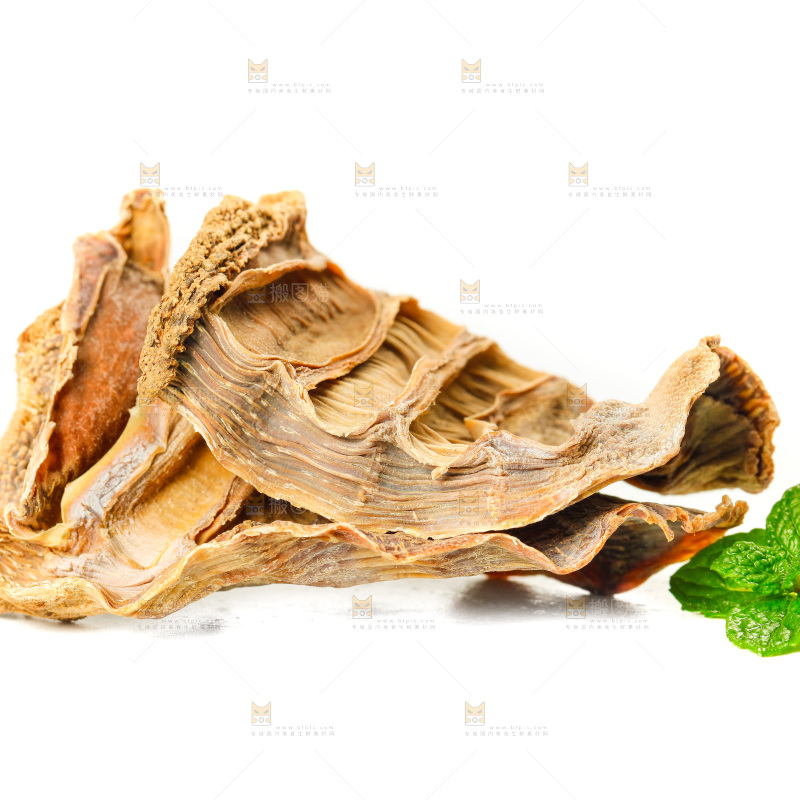 白底上的冬笋片
