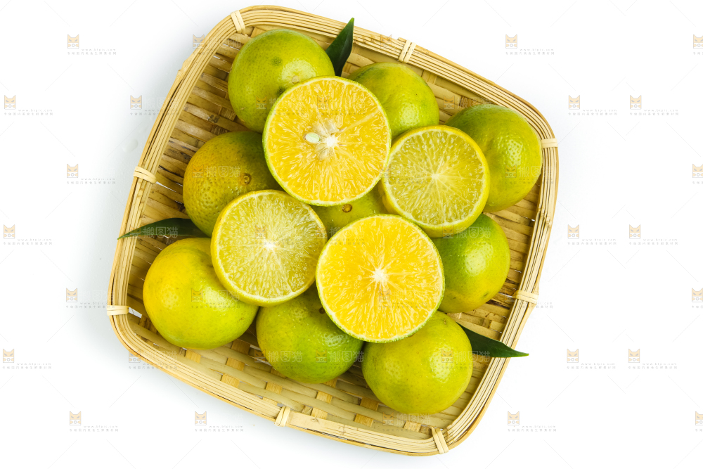 白底上的皇帝柑