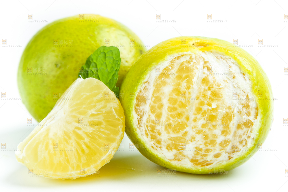 白底上的皇帝柑