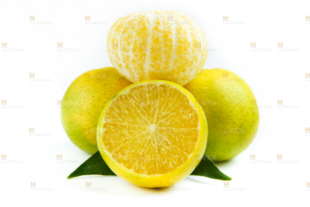 白底上的皇帝柑