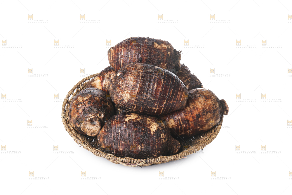 白底上的荔浦芋头