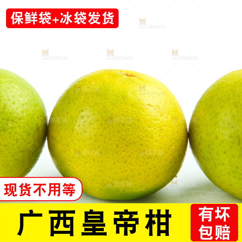 白底上的皇帝柑