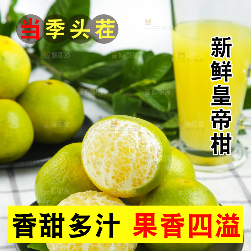 浅底上的皇帝柑