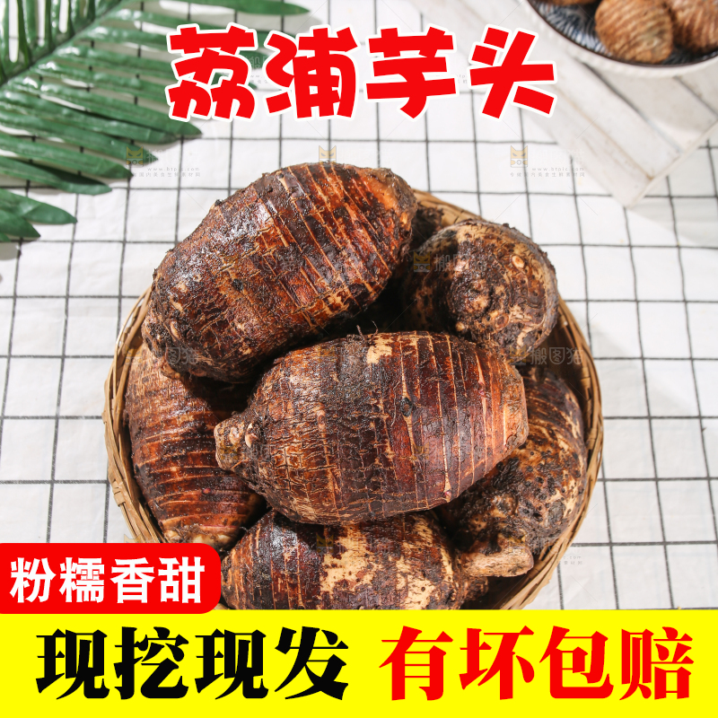 浅底上的荔浦芋头