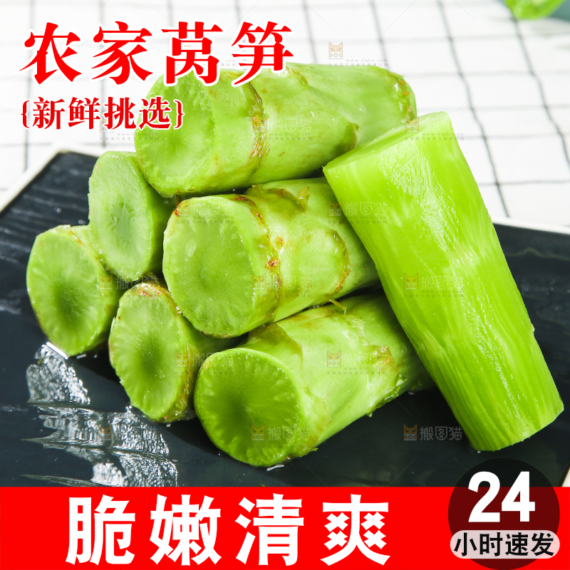 浅底上的莴笋