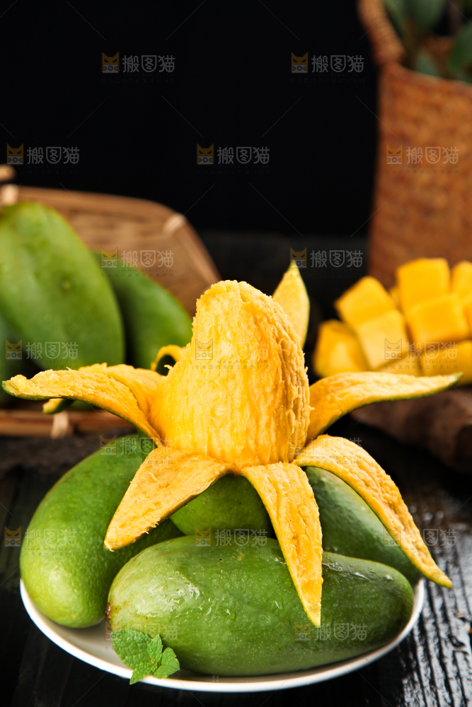 深底上的新鲜大青芒