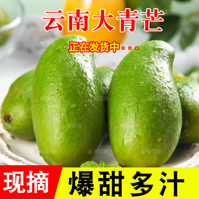 浅底上的新鲜大青芒