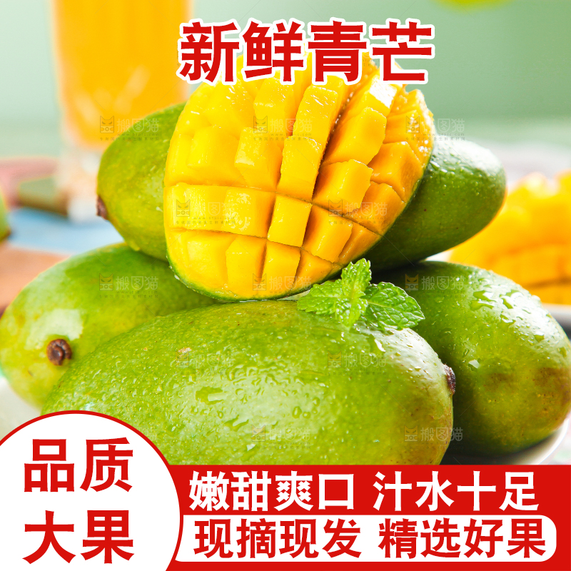浅底上的新鲜大青芒
