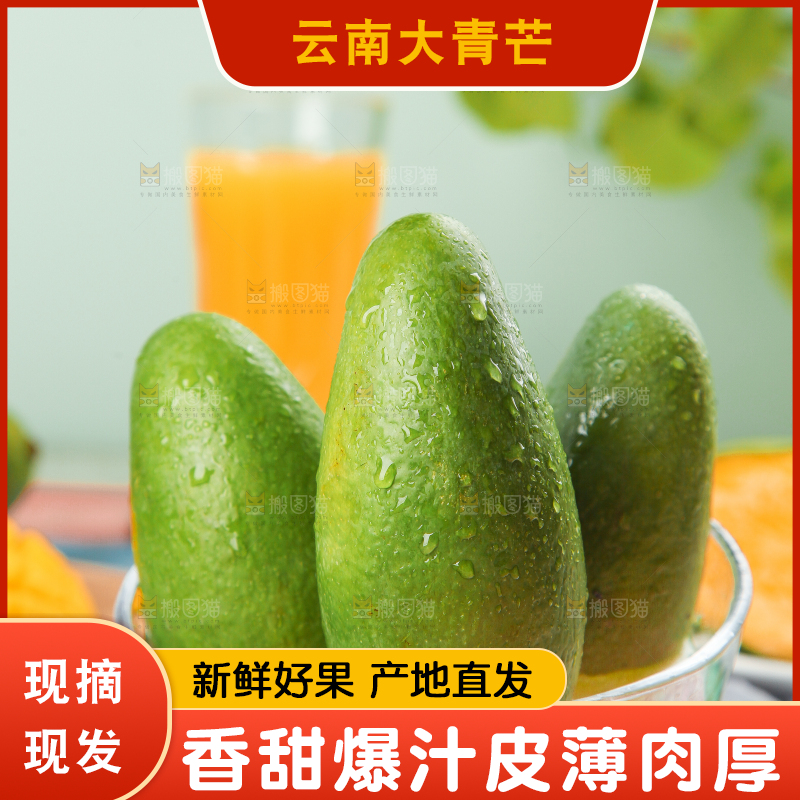 浅底上的新鲜大青芒