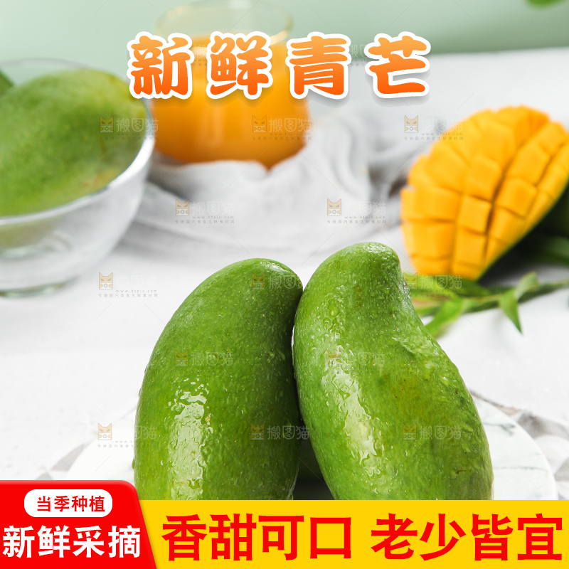 浅底上的新鲜大青芒