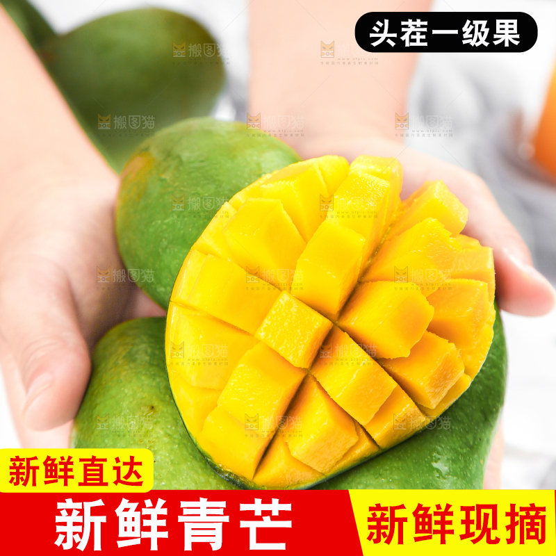 浅底上的新鲜大青芒