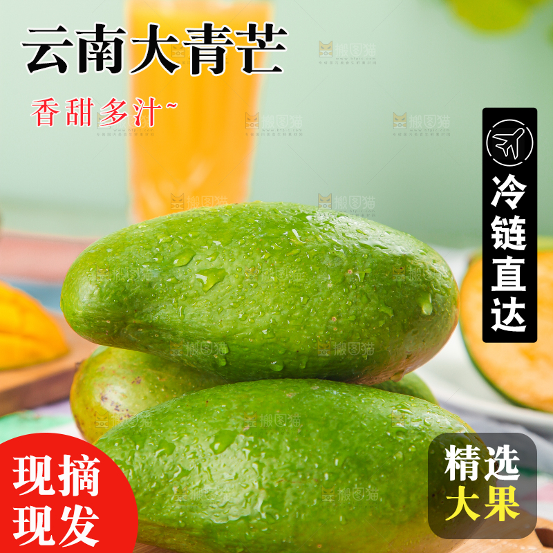 浅底上的新鲜大青芒