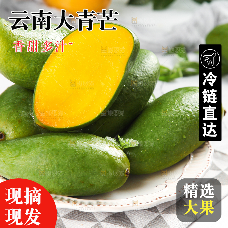 浅底上的新鲜大青芒