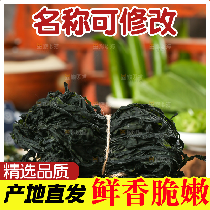 深底上的裙带菜