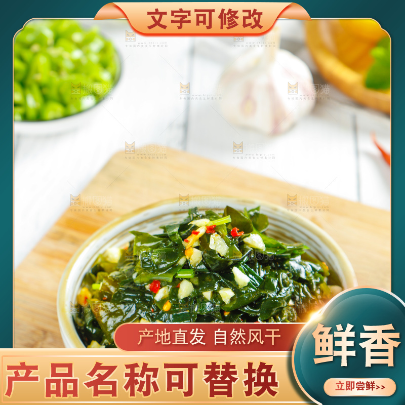 浅底上的裙带菜
