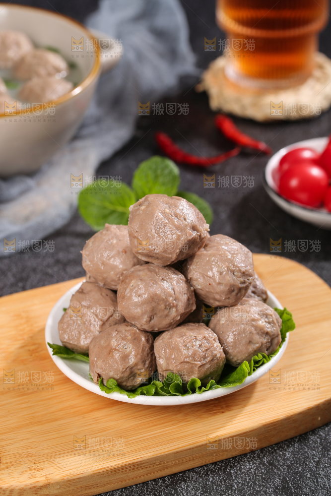 深底上的牛筋丸