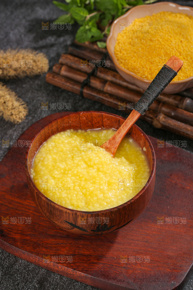 深底上的大黄米粥