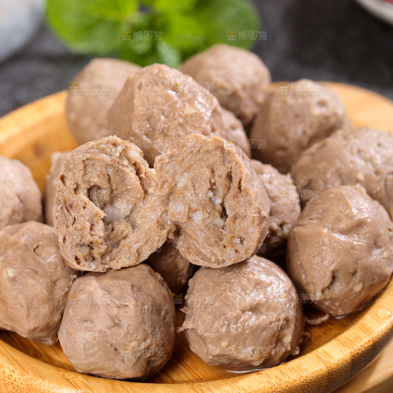 深底上的牛筋丸