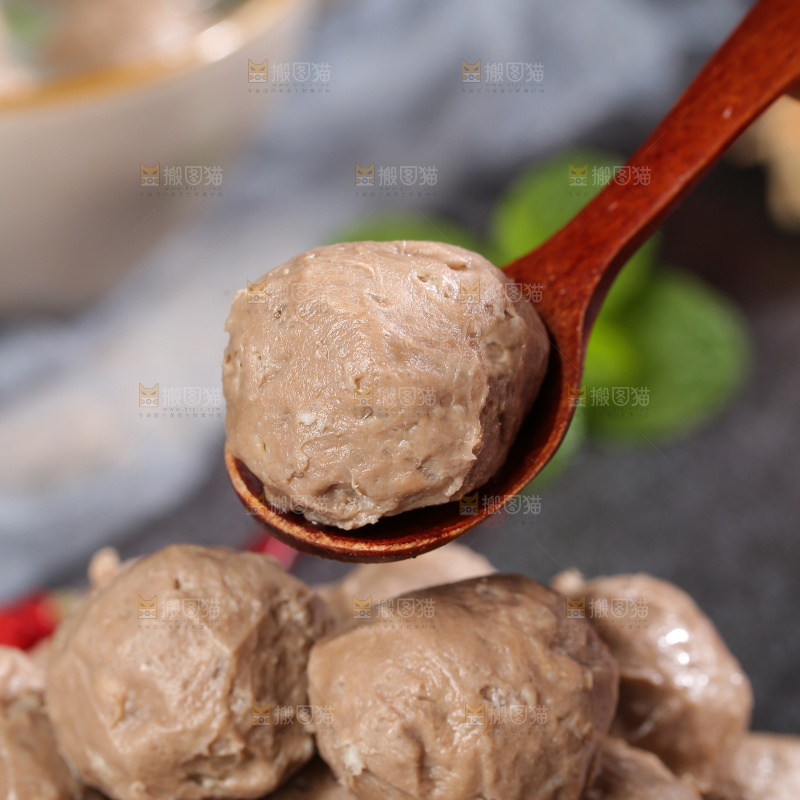 深底上的牛筋丸