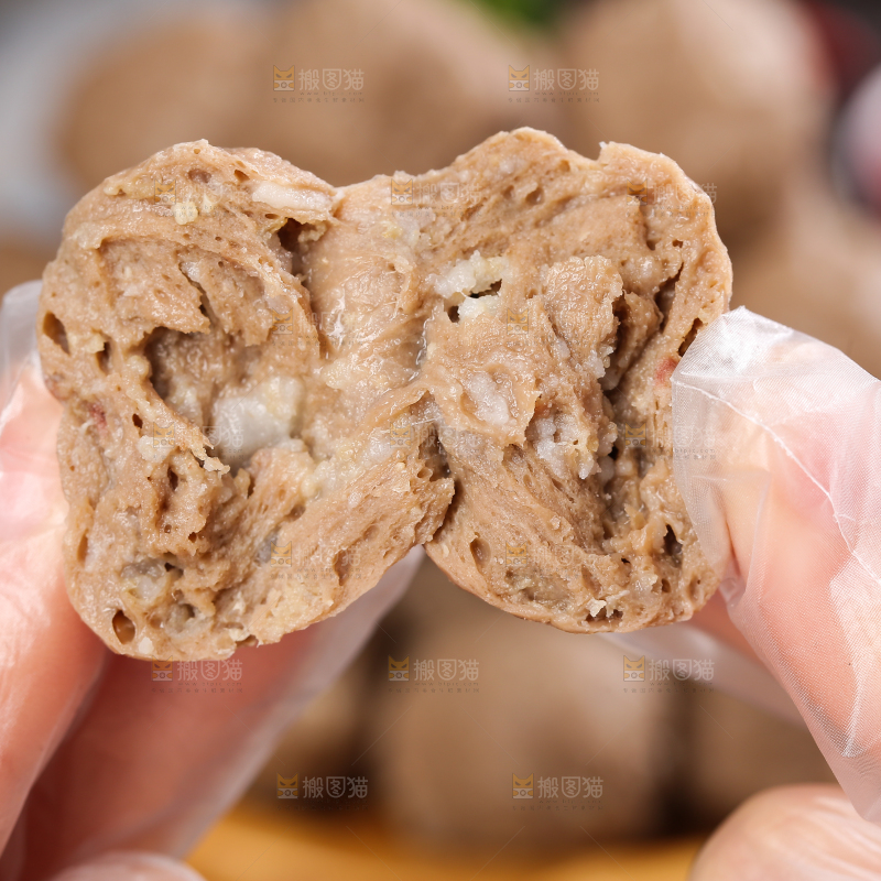 深底上的牛筋丸