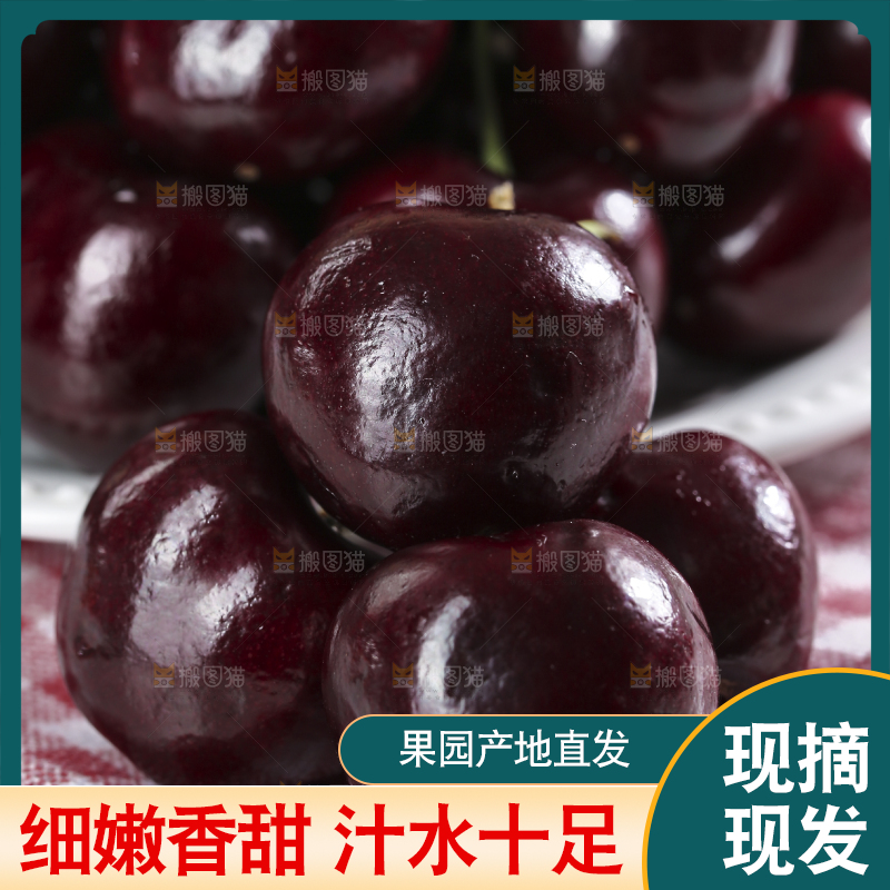 浅底上的智利车厘子