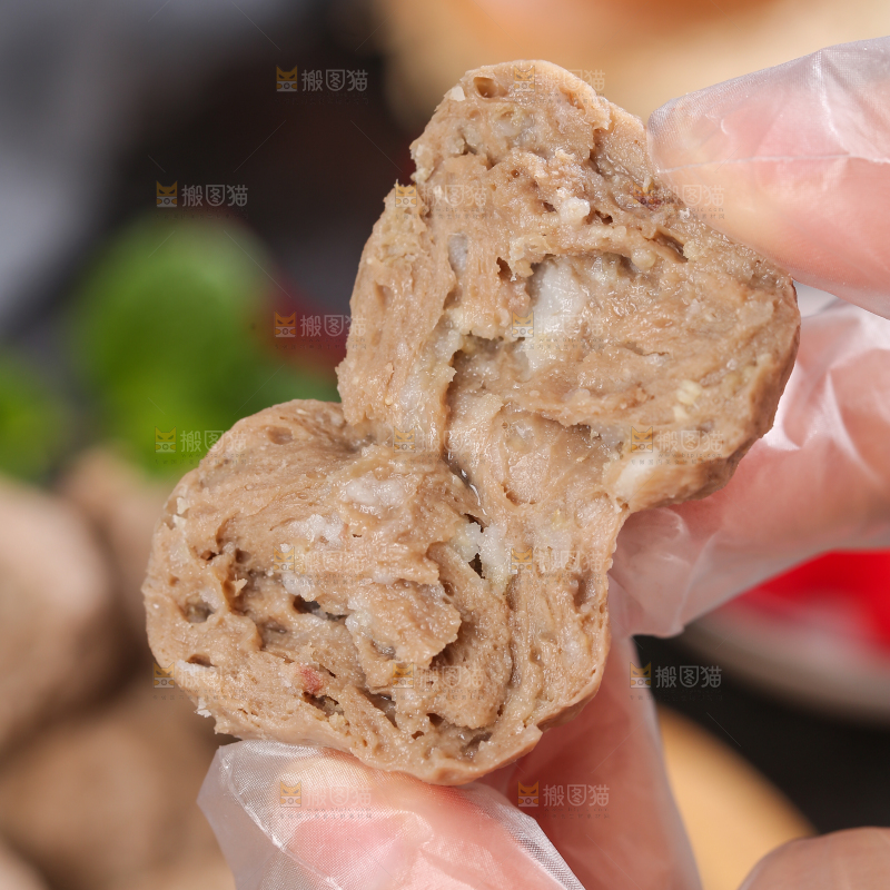 深底上的牛筋丸