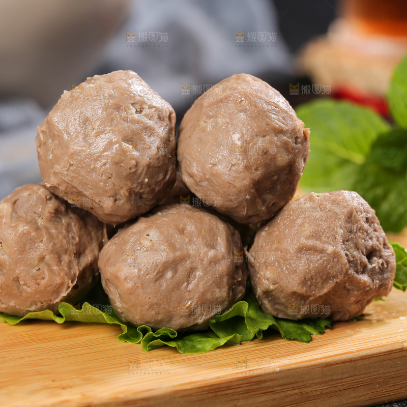 深底上的牛筋丸