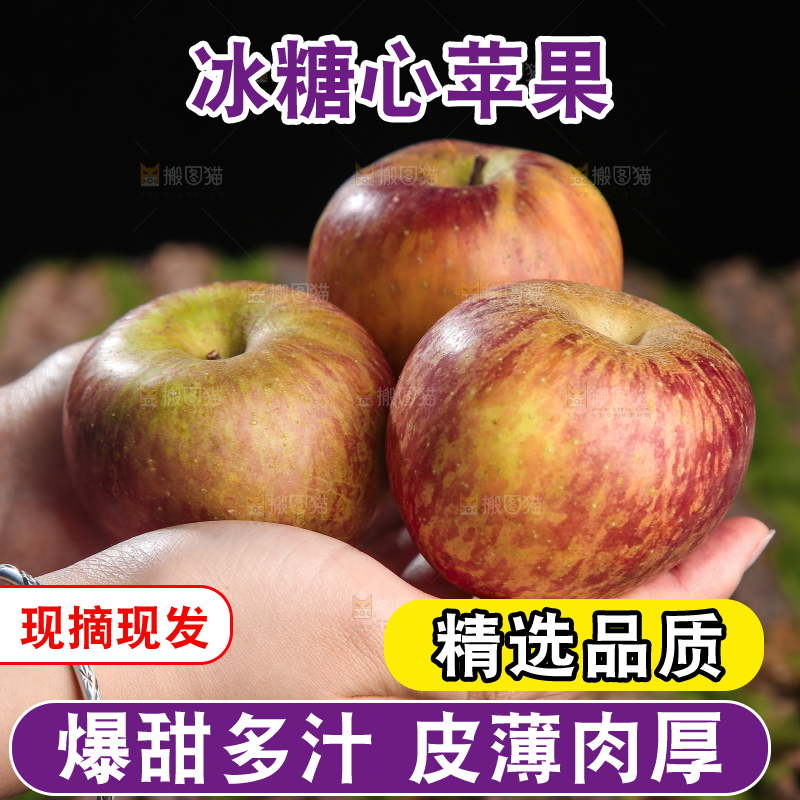 手里拿着昭通丑苹果
