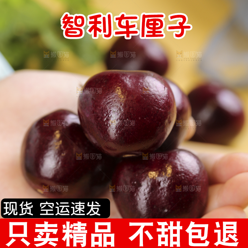 浅底上的智利车厘子