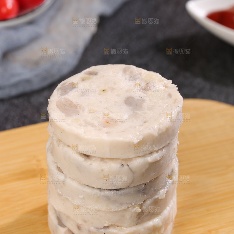 深底上的鲜虾饼