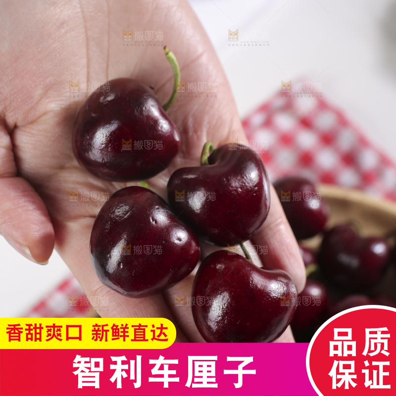浅底上的智利车厘子