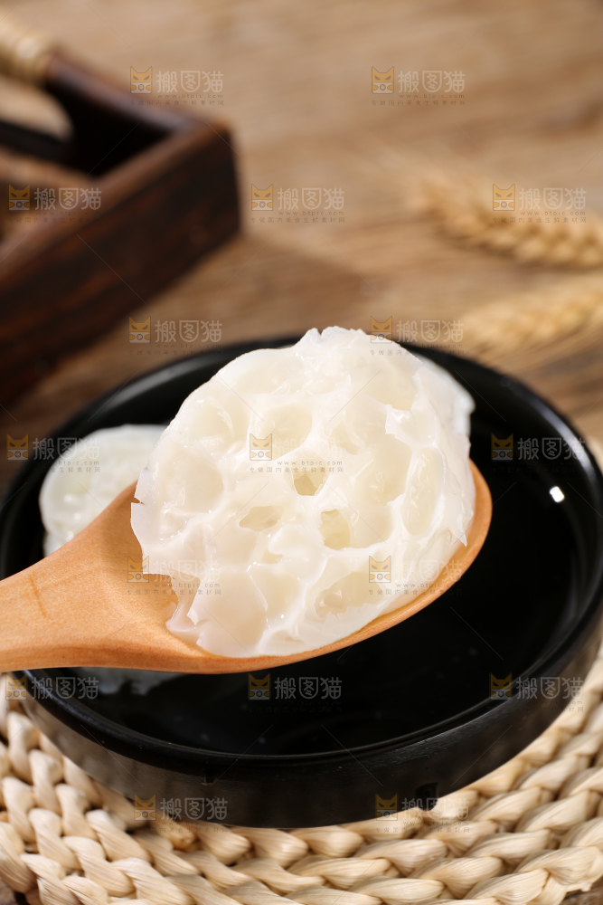 深底上的原味面藕