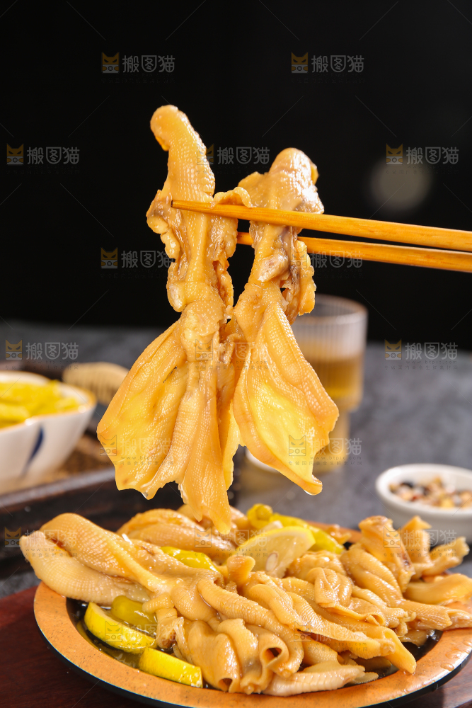 酸辣无骨鸭掌
