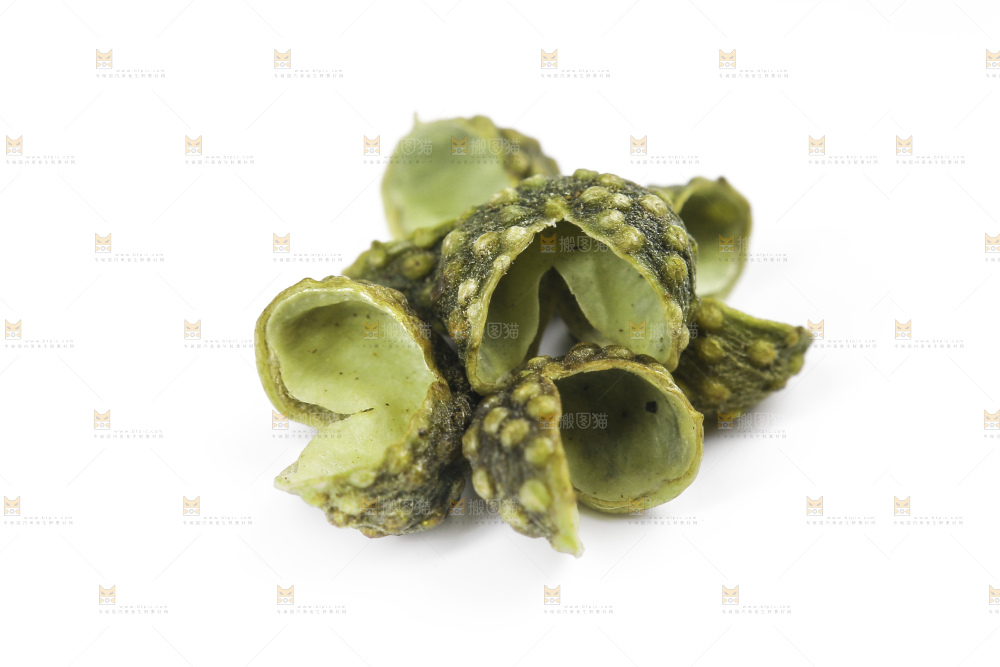 白底上的藤椒