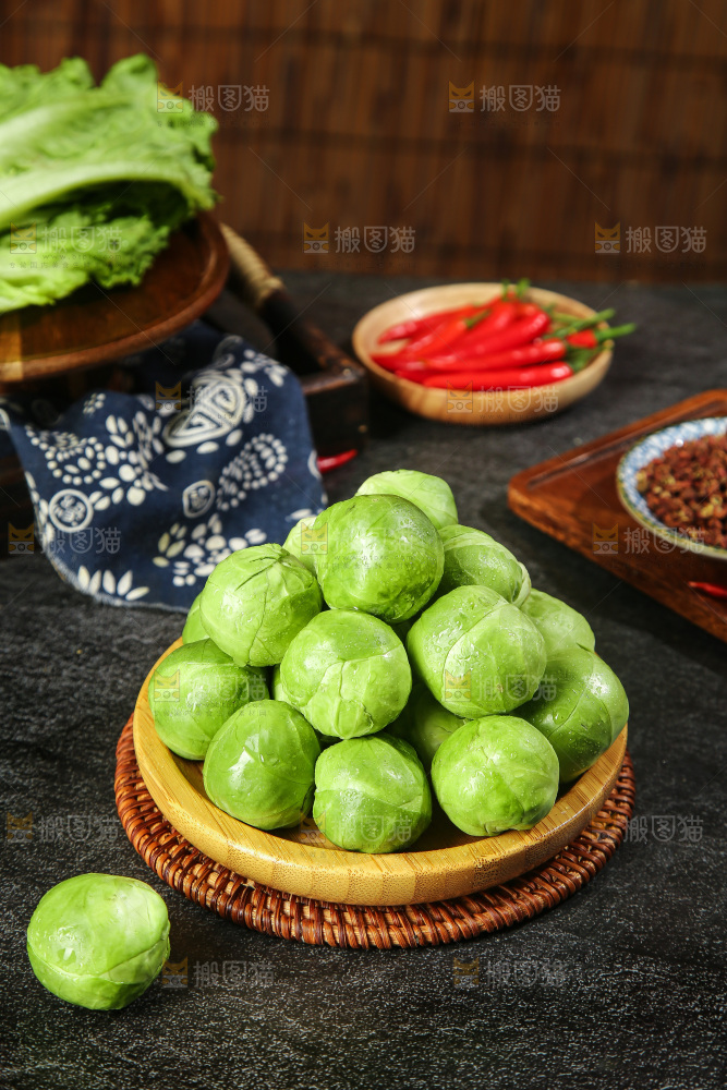 深底上的孢子甘蓝