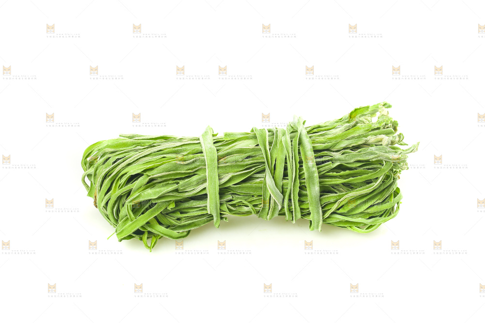 白底上的贡菜