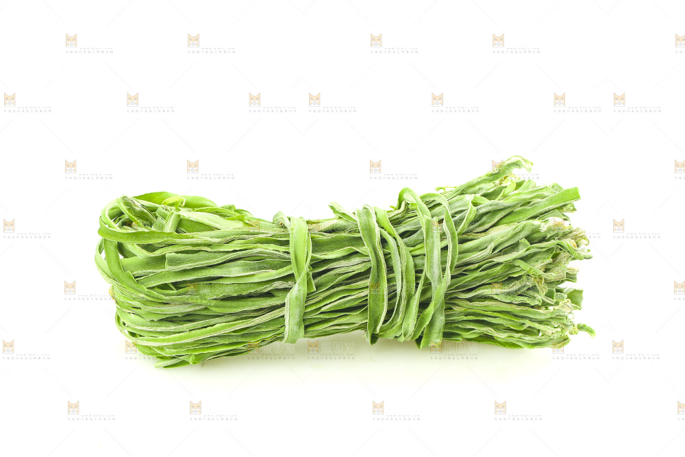 白底上的贡菜