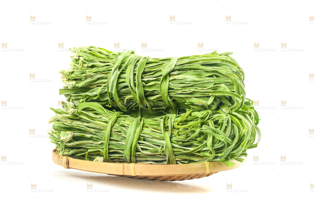 白底上的贡菜