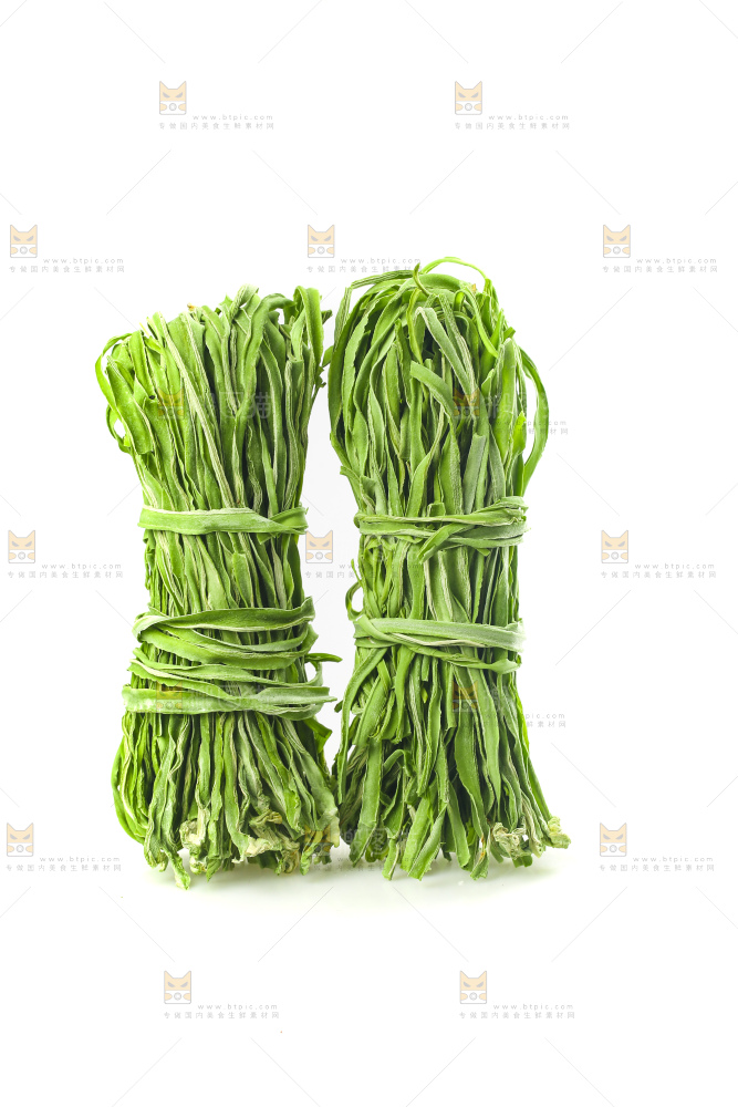 白底上的贡菜