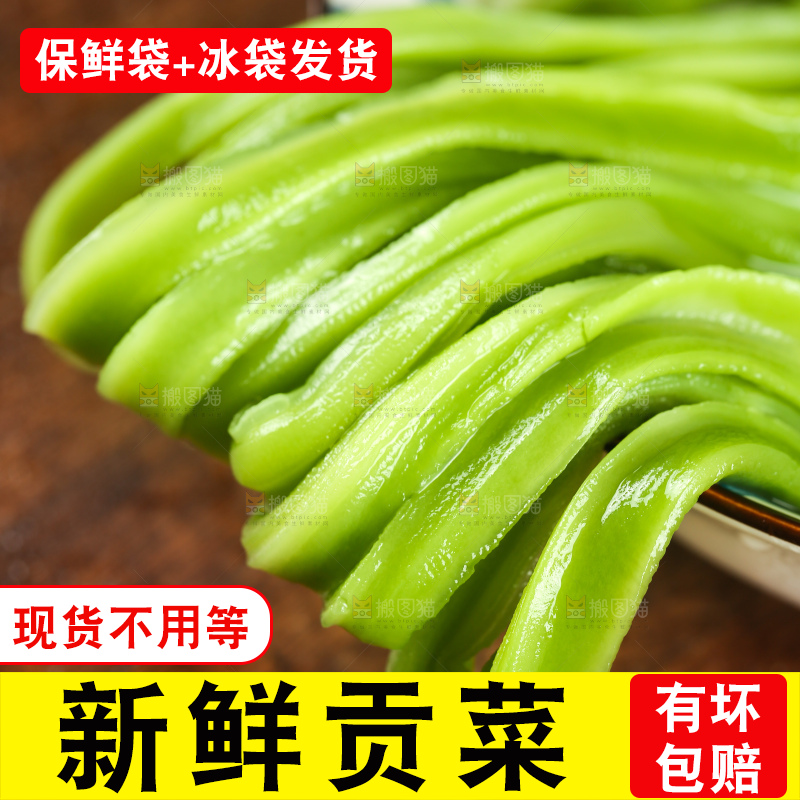 深底上的贡菜