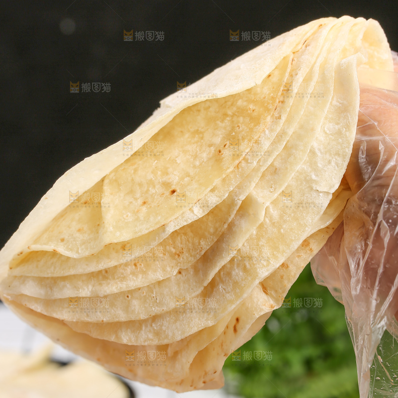 浅底上的烙馍春卷